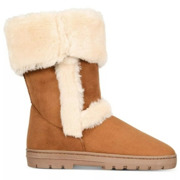 Style & Co Witty Cold-Weather Boots Tan -7 - Picture 2 of 8